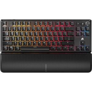 imageCorsair K70 CORE TKL RGB Tenkeyless Mechanical Wired Gaming Keyboard  PreLubed MLX Red v2 Linear Switches SOCD ABS DoubleShot Keycaps Sound Dampening 1000Hz Polling QWERTY NA  BlackWireless