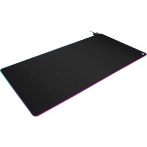 imageCorsair MM700 RGB Extended 3XL Cloth Gaming Mouse PadDesk Mat  Massive 1220mm x 610mm 48 x 24 Cloth Surface 360 ThreeZone RGB Lighting Two USB Ports  Black24L x 48W inches
