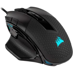 imageCorsair NIGHTSWORD RGB Gaming Mouse for FPS MOBA  18000 DPI  10 Programmable Buttons  Weight System  iCUE Compatible  BlackNightsword  Wired