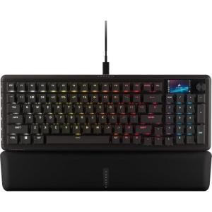 imageCorsair Vanguard PRO 96 Wired Hall Effect Magnetic Mechanical Gaming Keyboard  96 Layout MGX Hyperdrive Switches 8000Hz Polling Rapid Trigger Virtual Stream Deck SOCD Flashtap QWERTY US