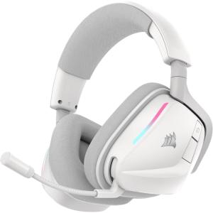 imageCorsair Void v2 Wireless Gaming Headset with Bluetooth for PC PS5 PS4 Switch Mobile  Dolby Atmos 70 Hr Battery Dual Wireless Lightweight Fast Charging  CarbonWhite