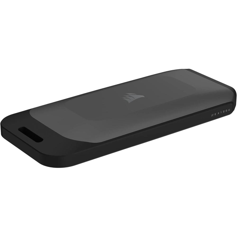 imageCorsair EX400U 4TB USB4 Portable External TypeC SSD  Up to 4000MBs Read 3600MBs Write USB 32 Gen2 2x2 Plug and Play Thunderbolt 4 MagSafe Includes 40Gbps Cable Windows PC iOS Mac  GrayEX100U