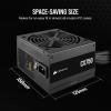 imageCORSAIR CX650M 80 Plus Bronze SemiModular LowNoise ATX 650 Watt Power Supply  NA  BlackNon Modular