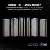 imageCORSAIR Dominator Titanium RGB DDR5 64GB 2x32GB DDR5 6000MHz CL30 AMD Expo Intel XMP iCUE Compatible Computer Memory  Gray CMP64GX5M2B6000Z30Grey