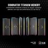 imageCORSAIR Dominator Titanium RGB DDR5 RAM 64GB 4x16GB DDR5 6000MHz CL36 Intel XMP iCUE Compatible Computer Memory  Black CMP64GX5M4B6000C36Black