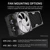 imageCORSAIR Hydro X Series XR5 280mm V2 Custom Cooling Radiator  Compatible with iCUE Link Fans 2x140mm Fan Mounts Screw Protection Plates G14 Threads  Black