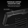 imageCORSAIR Hydro X Series XR5 420mm V2 Custom Cooling Radiator  Compatible with iCUE Link Fans 3x140mm Fan Mounts Screw Protection Plates G14 Threads  Black