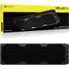 imageCORSAIR Hydro X Series XR5 420mm V2 Custom Cooling Radiator  Compatible with iCUE Link Fans 3x140mm Fan Mounts Screw Protection Plates G14 Threads  Black