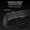 imageCORSAIR Hydro X Series XR7 480mm V2 Custom Cooling Radiator  Compatible with iCUE Link Fans 4x120mm Fan Mounts Screw Protection Plates G14 Threads  Black