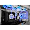 imageCORSAIR Hydro X Series iCUE Link XH405i Custom Cooling Kit  Hardline Water Cooling Loop  XC7 Elite CPU Water Block  XD5 Elite D5 Pump Res  XR5 360mm Radiator  3X QX120 RGB Fans  Stealth GrayWhite