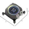 imageCORSAIR XC7 RGB Elite LCD CPU Water Block  480x480 IPS LCD Screen  31 RGB LEDs  USBC  Fits Intel LGA 1700 AMD AM5 and Older  Stealth Gray