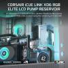 imageCORSAIR iCUE Link XD6 RGB Elite LCD PumpReservoir Unit  FlowDrive Max Pump 480x480 IPS LCD Screen Builtin Temperature Sensor 22 Addressable RGB LEDs 440ml Nylon Reservoir  Stealth GrayWhite