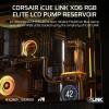 imageCORSAIR iCUE Link XD6 RGB Elite LCD PumpReservoir Unit  FlowDrive Max Pump 480x480 IPS LCD Screen Builtin Temperature Sensor 22 Addressable RGB LEDs 440ml Nylon Reservoir  Stealth GrayStealth Gray