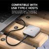 imageCorsair EX400U 4TB USB4 Portable External TypeC SSD  Up to 4000MBs Read 3600MBs Write USB 32 Gen2 2x2 Plug and Play Thunderbolt 4 MagSafe Includes 40Gbps Cable Windows PC iOS Mac  GrayEX400U 2025
