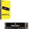imageCorsair MP600 CORE XT 2TB M2 PCIe Gen4 NVMe SSD  Up to 5900MBs  QLC NAND  M2 2280  for PCIe 40 Notebooks and Desktops  BlackMP600 CORE XT Gen4