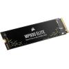 imageCorsair MP600 Elite 4TB M2 PCIe Gen4 x4 NVMe SSD  M2 2280  Up to 7000MBsec Sequential Read  HighDensity 3D TLC NAND  for Desktops and Laptops  BlackWithout Heatspreader
