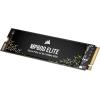 imageCorsair MP600 Elite 4TB M2 PCIe Gen4 x4 NVMe SSD  M2 2280  Up to 7000MBsec Sequential Read  HighDensity 3D TLC NAND  for Desktops and Laptops  BlackWithout Heatspreader