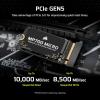 imageCorsair MP600 Micro 2TB M2 NVMe PCIe x4 Gen4 SSD  M2 2242  Up to 7000MBsec Sequential Read  HighDensity 3D TLC NAND  Compatible with Lenovo Legion Go and Thin PCIe 40 Laptops  Black4TB