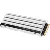 imageCorsair MP600 Elite 4TB M2 PCIe Gen4 x4 NVMe SSD for PS5  Included Heatsink  M2 2280  Up to 7000MBsec Sequential Read  HighDensity 3D TLC NAND  White4TB