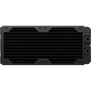 imageCORSAIR Hydro X Series XR5 240mm V2 Custom Cooling Radiator  Compatible with iCUE Link Fans 2x120mm Fan Mounts Screw Protection Plates G14 Threads  Black