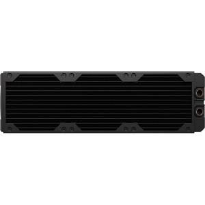 imageCORSAIR Hydro X Series XR5 360mm V2 Custom Cooling Radiator  Compatible with iCUE Link Fans 3x120mm Fan Mounts Screw Protection Plates G14 Threads  Black