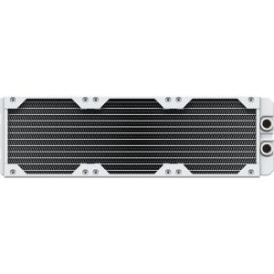imageCORSAIR Hydro X Series XR5 360mm V2 Custom Cooling Radiator  Compatible with iCUE Link Fans 3x120mm Fan Mounts Screw Protection Plates G14 Threads  White