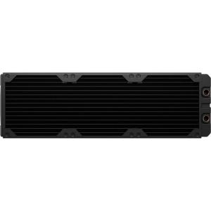 imageCORSAIR Hydro X Series XR5 420mm V2 Custom Cooling Radiator  Compatible with iCUE Link Fans 3x140mm Fan Mounts Screw Protection Plates G14 Threads  Black