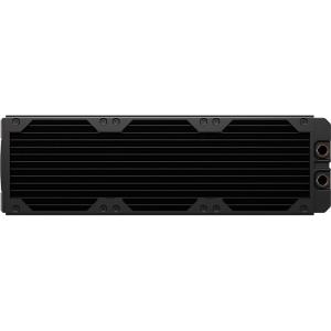 imageCORSAIR Hydro X Series XR7 360mm V2 Custom Cooling Radiator  Compatible with iCUE Link Fans 3x120mm Fan Mounts Screw Protection Plates G14 Threads  Black