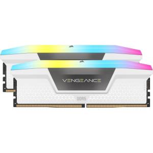 imageCORSAIR Vengeance RGB DDR5 RAM 16GB 1x16GB 6000MHz CL36444496 135V AMD Expo Intel XMP 30 Desktop Computer Memory  Gray CMH16GX5M1E6000Z36White