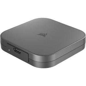 imageCorsair EX400U 4TB USB4 Portable External TypeC SSD  Up to 4000MBs Read 3600MBs Write USB 32 Gen2 2x2 Plug and Play Thunderbolt 4 MagSafe Includes 40Gbps Cable Windows PC iOS Mac  GrayEX400U 2025