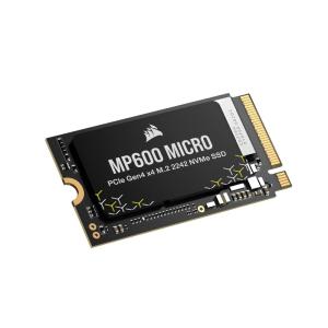 imageCorsair MP600 Micro 2TB M2 NVMe PCIe x4 Gen4 SSD  M2 2242  Up to 7000MBsec Sequential Read  HighDensity 3D TLC NAND  Compatible with Lenovo Legion Go and Thin PCIe 40 Laptops  Black2TB