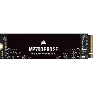 imageCorsair MP700 PRO SE with Air Cooler 2TB PCIe 50 x4 NVMe 20 M2 SSD  M2 2280  Up to 14000MBsec Sequential Read  HighDensity 3D TLC NAND  BlackSSD