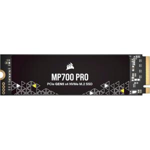 imageCorsair MP700 PRO with Air Cooler 2TB M2 PCIe Gen5 x4 NVMe 20 SSD  M2 2280  Up to 12400MBsec Sequential Read  HighDensity TLC NAND  BlackSSD