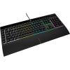 imageCorsair K55 CORE RGB Membrane Wired Gaming Keyboard  Quiet Responsive Switches  Spill Resistance  TenZone RGB  Media Keys  iCUE Compatible  QWERTY NA  PC Mac  BlackBlack