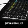 imageCorsair K55 CORE RGB Membrane Wired Gaming Keyboard  Quiet Responsive Switches  Spill Resistance  TenZone RGB  Media Keys  iCUE Compatible  QWERTY NA  PC Mac  BlackBlack