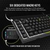 imageCorsair K55 CORE RGB Membrane Wired Gaming Keyboard  Quiet Responsive Switches  Spill Resistance  TenZone RGB  Media Keys  iCUE Compatible  QWERTY NA  PC Mac  BlackBlack