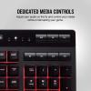 imageCorsair K55 CORE RGB Membrane Wired Gaming Keyboard  Quiet Responsive Switches  Spill Resistance  TenZone RGB  Media Keys  iCUE Compatible  QWERTY NA  PC Mac  BlackBlack