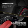 imageCorsair Void RGB Elite Wireless Gaming Headset  71 Surround Sound  OmniDirectional Microphone  Microfiber Mesh Earpads  Up to 40ft Range  iCUE Compatible  PC Mac PS5 PS4  CarbonRed