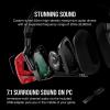 imageCorsair Void RGB Elite Wireless Gaming Headset  71 Surround Sound  OmniDirectional Microphone  Microfiber Mesh Earpads  Up to 40ft Range  iCUE Compatible  PC Mac PS5 PS4  CarbonRed