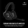 imageCorsair Void RGB Elite Wireless Gaming Headset  71 Surround Sound  OmniDirectional Microphone  Microfiber Mesh Earpads  Up to 40ft Range  iCUE Compatible  PC Mac PS5 PS4  CarbonCarbon