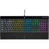 imageCorsair K55 CORE RGB Membrane Wired Gaming Keyboard  Quiet Responsive Switches  Spill Resistance  TenZone RGB  Media Keys  iCUE Compatible  QWERTY NA  PC Mac  BlackBlack
