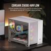 imageCORSAIR 2500D Airflow mATX PC Case  No Fans Included  DualChamber Design  Wide Cooling Flexibility  Reverse Connection Motherboard Compatible  White