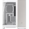imageCORSAIR 2500X SmallTower mATX Dual Chamber PC Case  Panoramic Tempered Glass  Reverse Connection Motherboard Compatible  No Fans Included  WhiteSatin Gray AluminiumWhiteSatin Gray