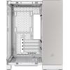 imageCORSAIR 2500X SmallTower mATX Dual Chamber PC Case  Panoramic Tempered Glass  Reverse Connection Motherboard Compatible  No Fans Included  WhiteSatin Gray AluminiumWhiteSatin Gray