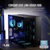 imageCORSAIR iCUE Link 2500X RGB Tempered Glass mATX MidTower Dual Chamber PC Case  2X CORSAIR RX120 RGB Fans Included  Wide Cooling Flexibility  Reverse Connection Motherboard Compatible  BlackBlack