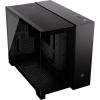 imageCORSAIR 2500X Tempered Glass mATX PC Case  No Fans Included  DualChamber Design  Wide Cooling Flexibility  Reverse Connection Motherboard Compatible  BlackBlack