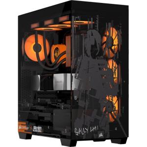 imageCORSAIR 3500X Call of Duty Black Ops 6 Edition MidTower ATX PC Case  Panoramic Tempered Glass Spacious Interior ASUS BTF and MSI Project Zero Reverse Motherboard Compatible No Fans Included