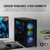imageCorsair Vengeance a7400 Series Gaming PC  Liquid Cooled AMD Ryzen 5 9600X CPU  NVIDIA GeForce RTX 4060 GPU  32GB Vengeance RGB DDR5 Memory  1TB M2 SSD  BlackRyzen 7 7700X  4080