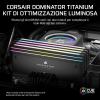 imageCORSAIR Dominator Titanium DDR5 RGB Light Enhancement Kit  2X Modules  0GB RAM  CORSAIR iCUE Compatible  Black