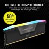imageCORSAIR Vengeance RGB DDR5 RAM 16GB 1x16GB 5600MHz CL40 Intel XMP iCUE Compatible Computer Memory  Black CMH16GX5M1B5600C40Black